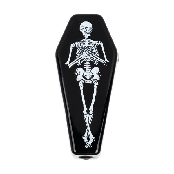 Kush Cargo Skelly's Coffin Glass Hand Pipe