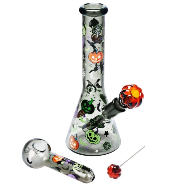 c6a961bb-fd9f-46d3-a43d-cfafe8bc06d7.jpg Pulsar Halloween Party Beaker Bong and Hand Pipe Set